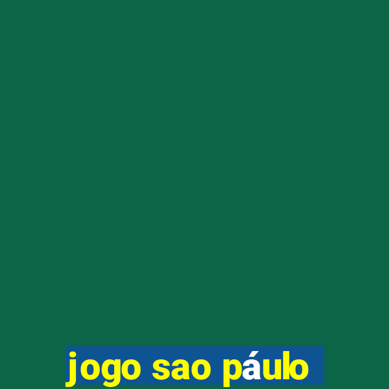 jogo sao páulo