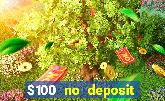 $100 no deposit bonus codes casino