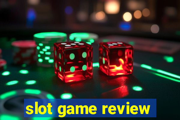 slot game review