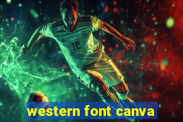 western font canva