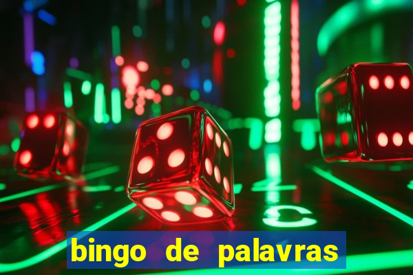 bingo de palavras de natal