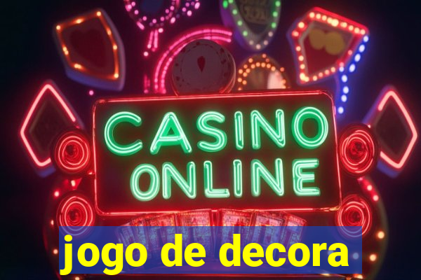 jogo de decora