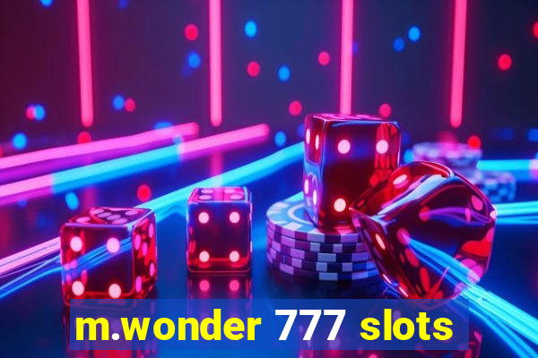 m.wonder 777 slots