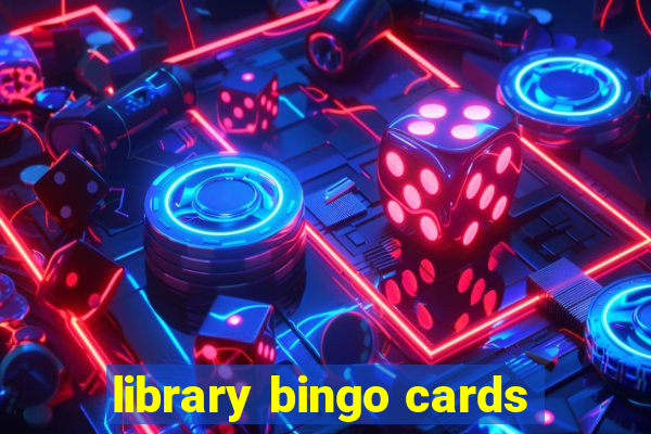 library bingo cards