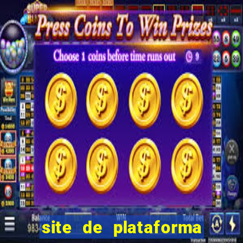 site de plataforma de jogos