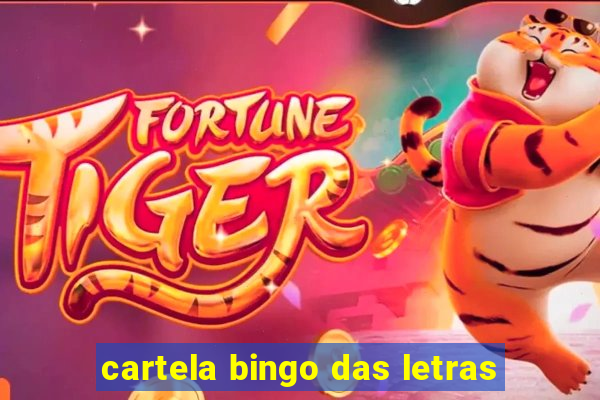 cartela bingo das letras