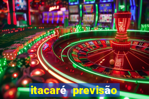 itacaré previsão do tempo