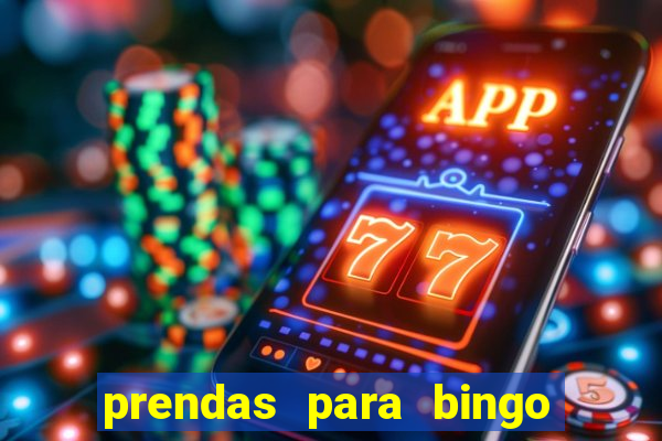 prendas para bingo em fam铆lia