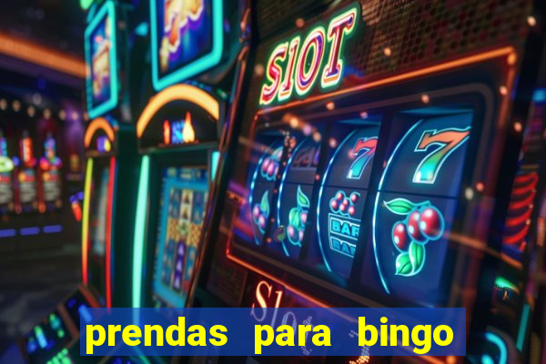 prendas para bingo em fam铆lia