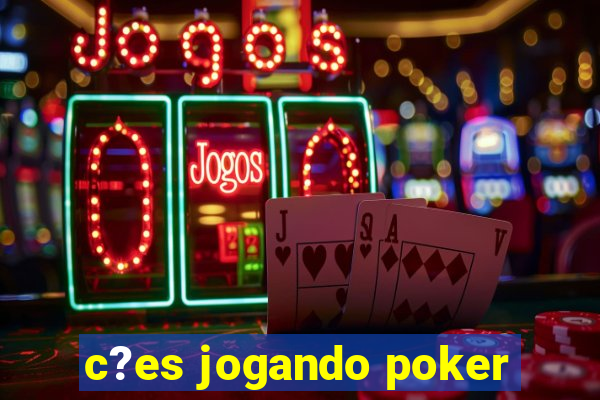 c?es jogando poker