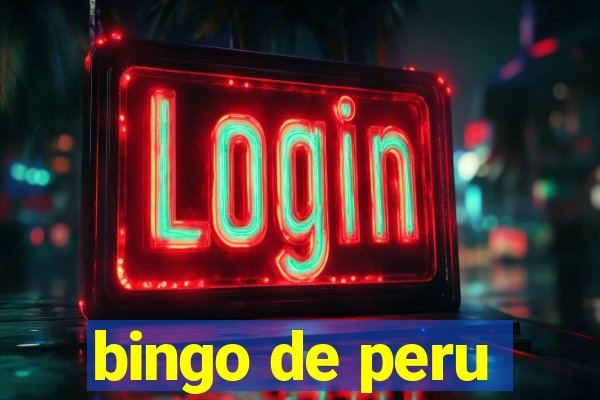 bingo de peru