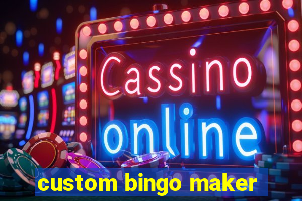 custom bingo maker