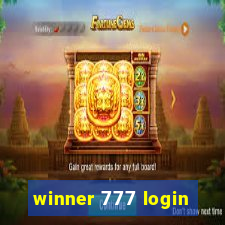 winner 777 login