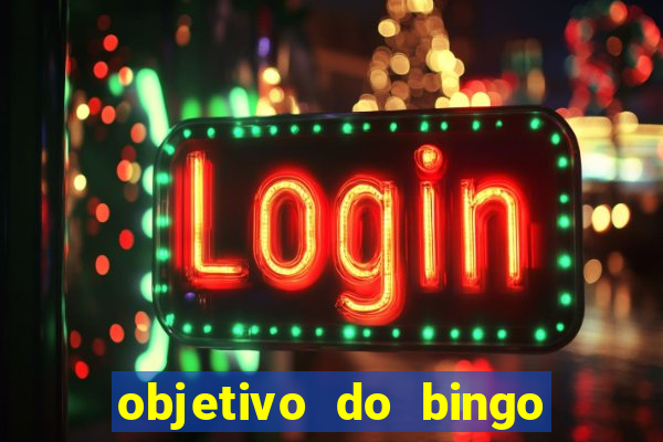 objetivo do bingo de letras