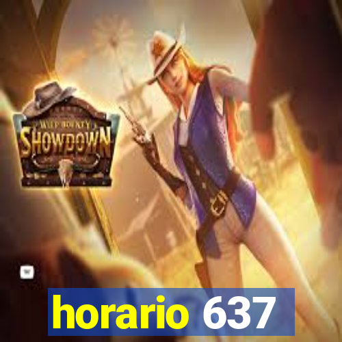 horario 637