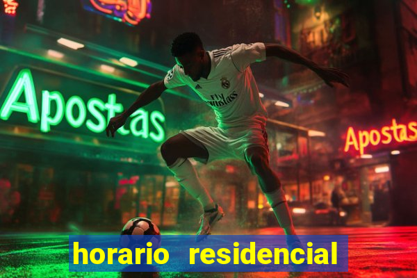 horario residencial das flores