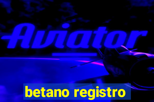 betano registro