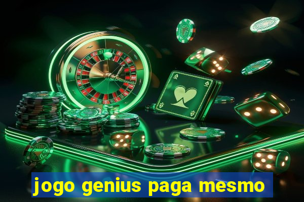 jogo genius paga mesmo