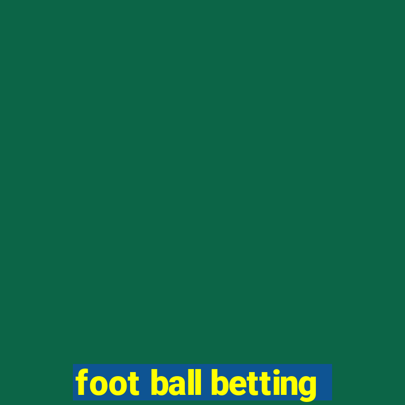 foot ball betting