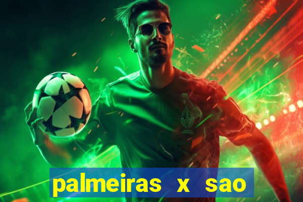 palmeiras x sao paulo palpites