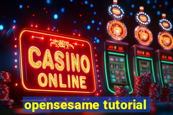 opensesame tutorial