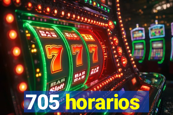 705 horarios