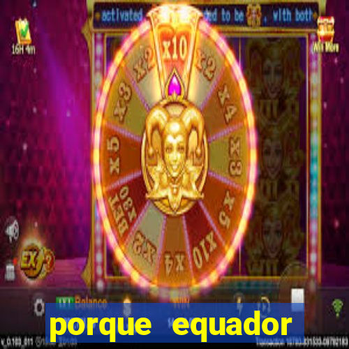 porque equador perdeu 3 pontos