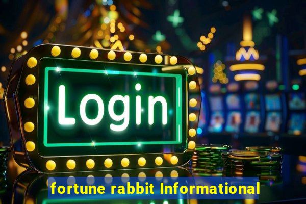 fortune rabbit Informational