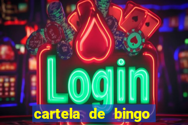 cartela de bingo da subtra??o para imprimir