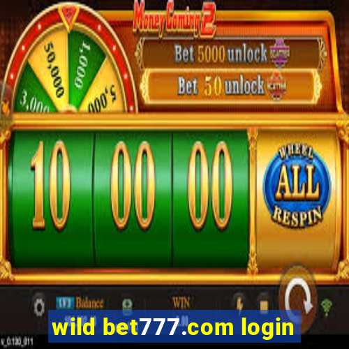 wild bet777.com login