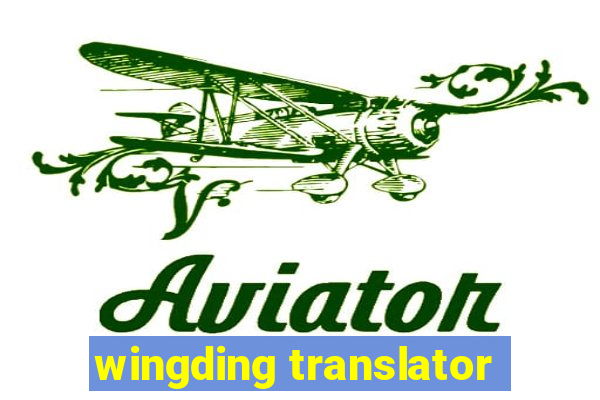 wingding translator