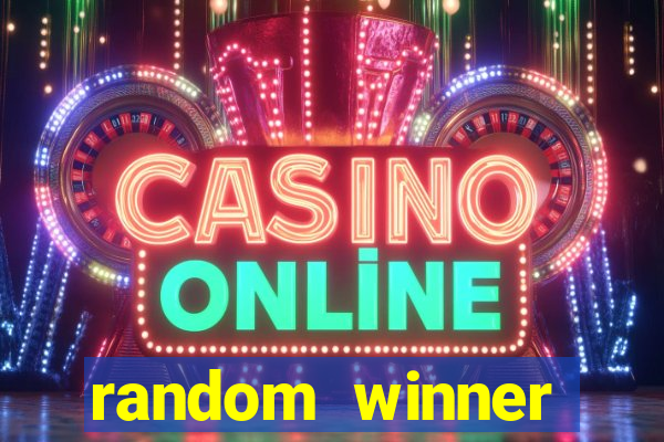 random winner triple play slot