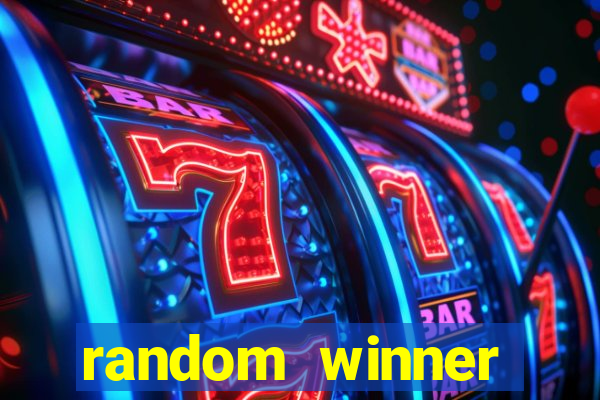 random winner triple play slot