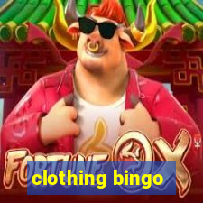 clothing bingo