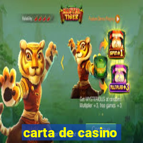 carta de casino