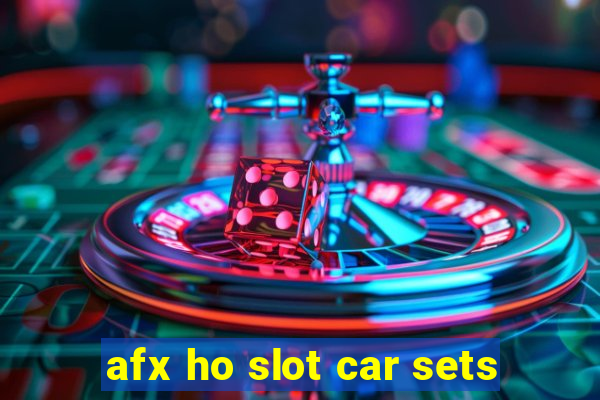 afx ho slot car sets