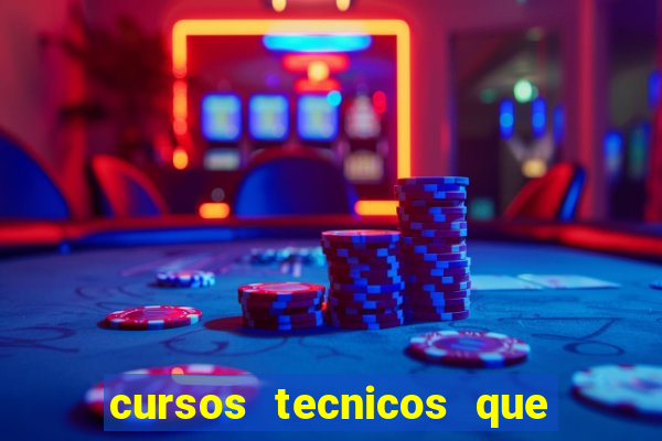 cursos tecnicos que mais empregam