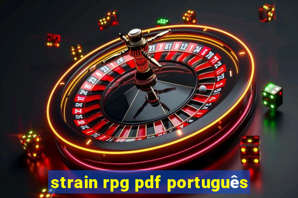 strain rpg pdf português