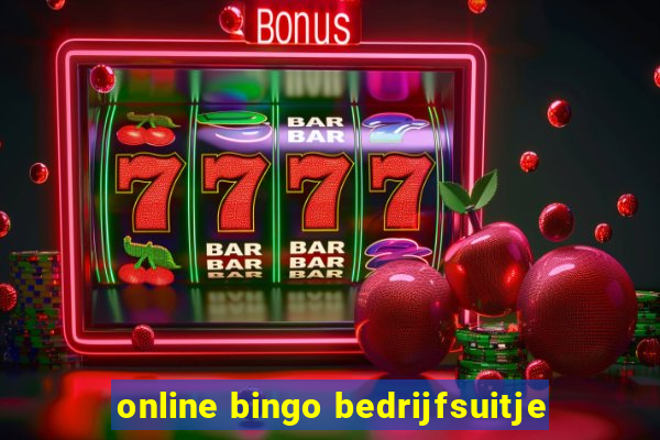 online bingo bedrijfsuitje