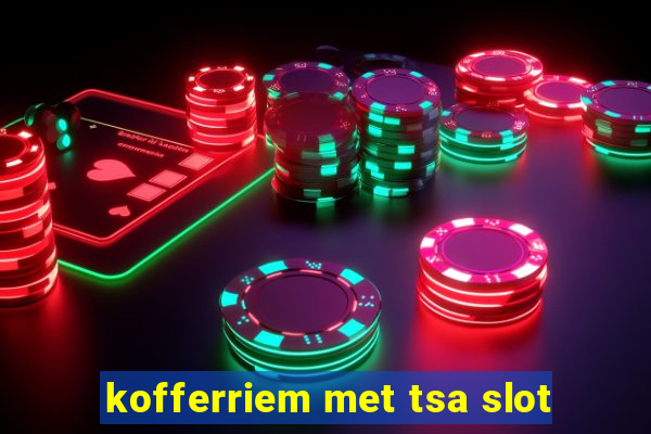 kofferriem met tsa slot