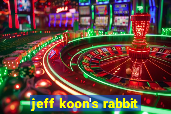 jeff koon's rabbit