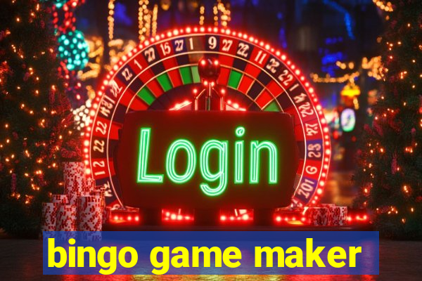 bingo game maker