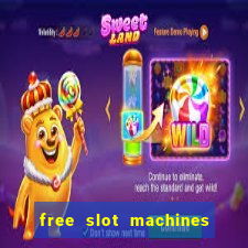 free slot machines with free spins and bonus