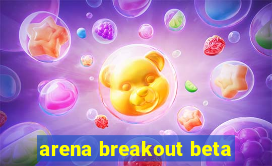 arena breakout beta