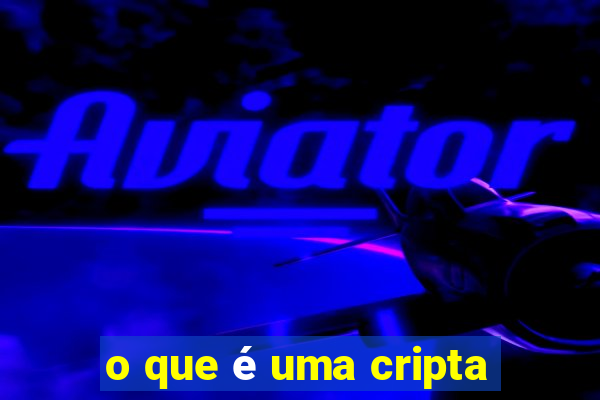 o que é uma cripta