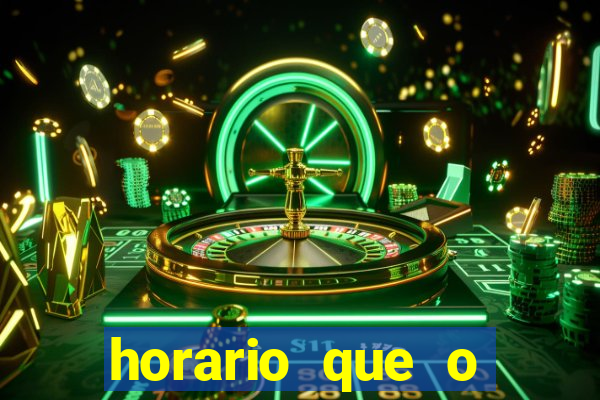 horario que o dragon fortune paga