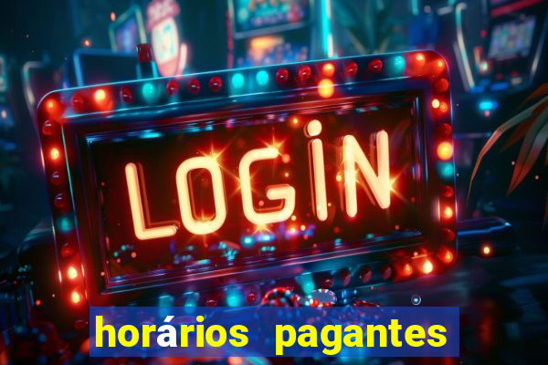 horários pagantes slots pg