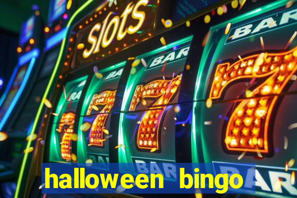 halloween bingo cards with numbers