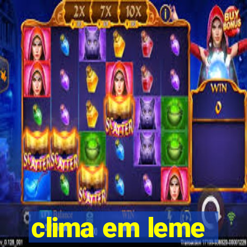 clima em leme