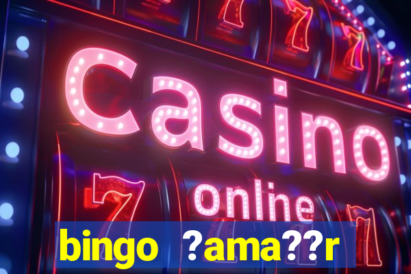 bingo ?ama??r deterjan? kimin